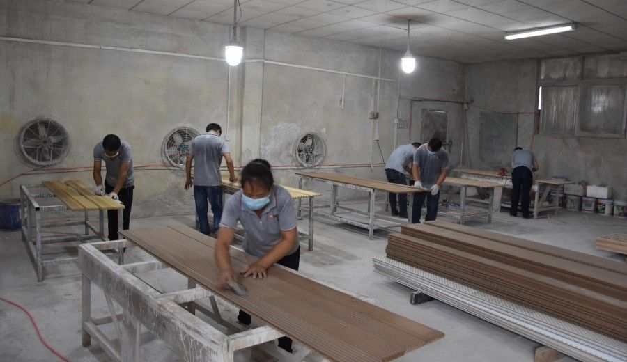 Guangzhou Wuyang Yiguan Acoustic Materials Co., Ltd. üretici üretim hattı
