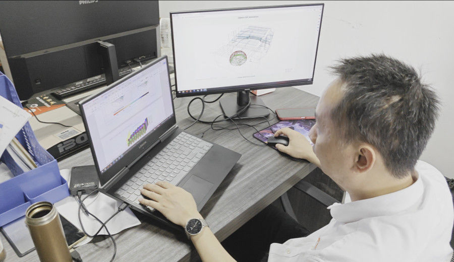 Guangzhou Wuyang Yiguan Acoustic Materials Co., Ltd. üretici üretim hattı