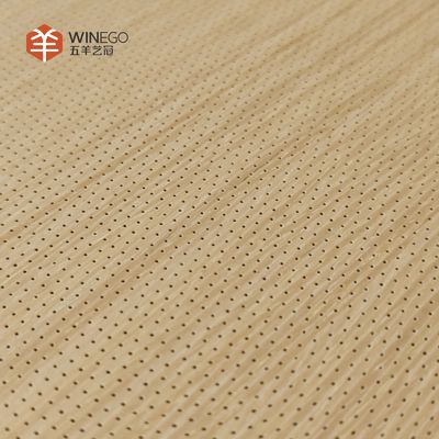 Eco Friendly Micro Perforated Sound Panels with Veneer for Home and Commercial Use