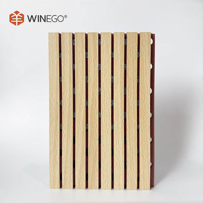 Melamine MDF Çukurlu Akustik Paneller 133x2440mm 197x2440mm Tavan ve Duvar için