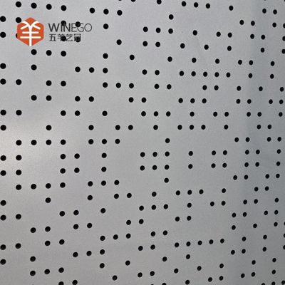 Tasarım Estetiği Alüminyum Perforasyonlu Akustik Panel Alışveriş merkezi için