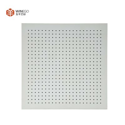 Yüksek ses yalıtımıyla sürdürülebilir MDF delikli akustik panel temizlenmesi kolay
